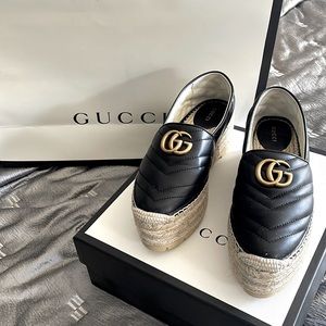 Gucci Nappa Charlotte Nero shoes